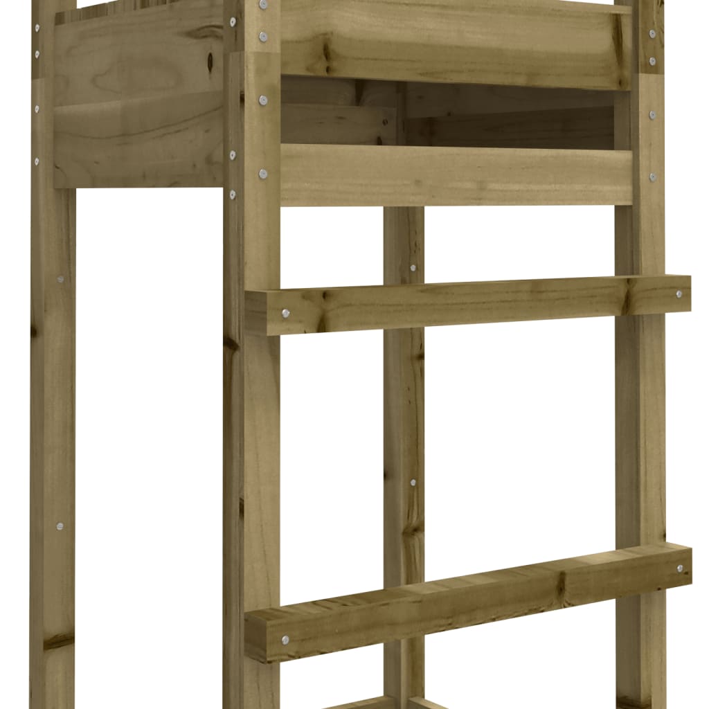 vidaXL Torre de juegos madera pino impregnada 53x46,5x169 cm