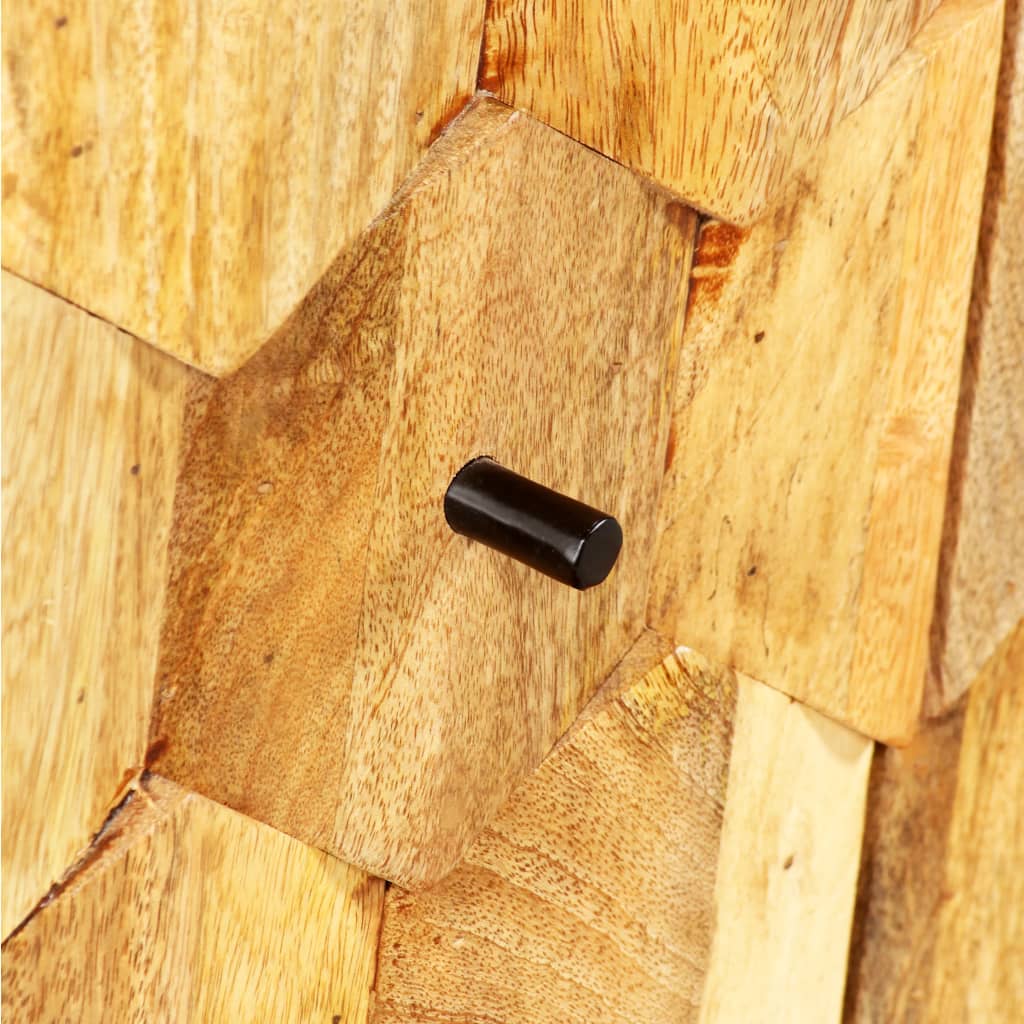 vidaXL Aparador de madera maciza de mango 118x35x75 cm