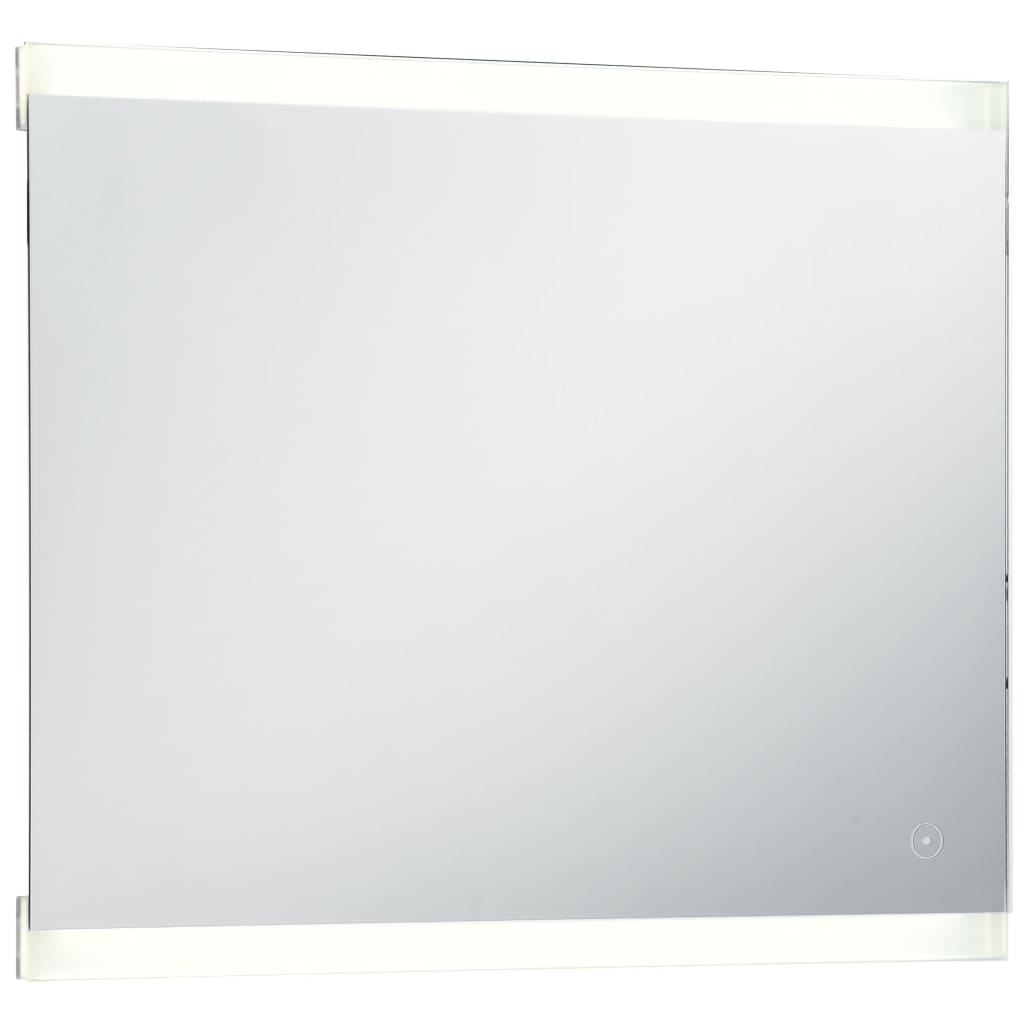 vidaXL Espejo de pared de baño con LED y sensor táctil 60x50 cm