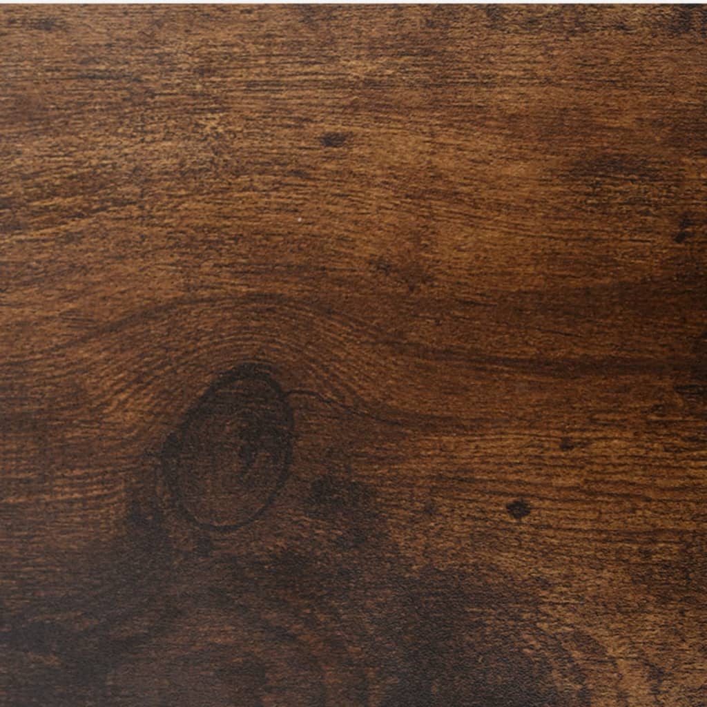 vidaXL Mueble zapatero madera contrachapada roble ahumado 59x17x150 cm