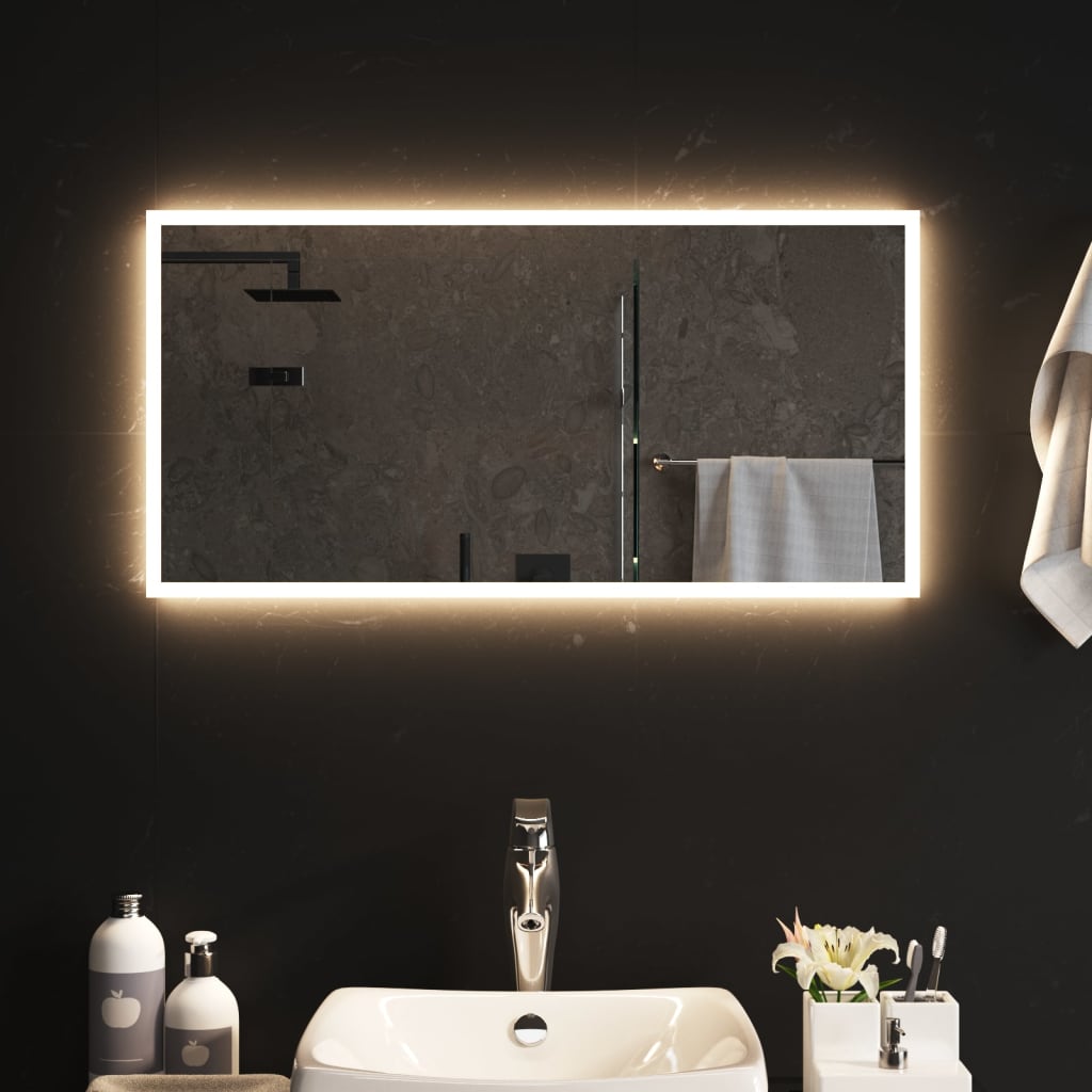 vidaXL Espejo de baño con LED 40x80 cm