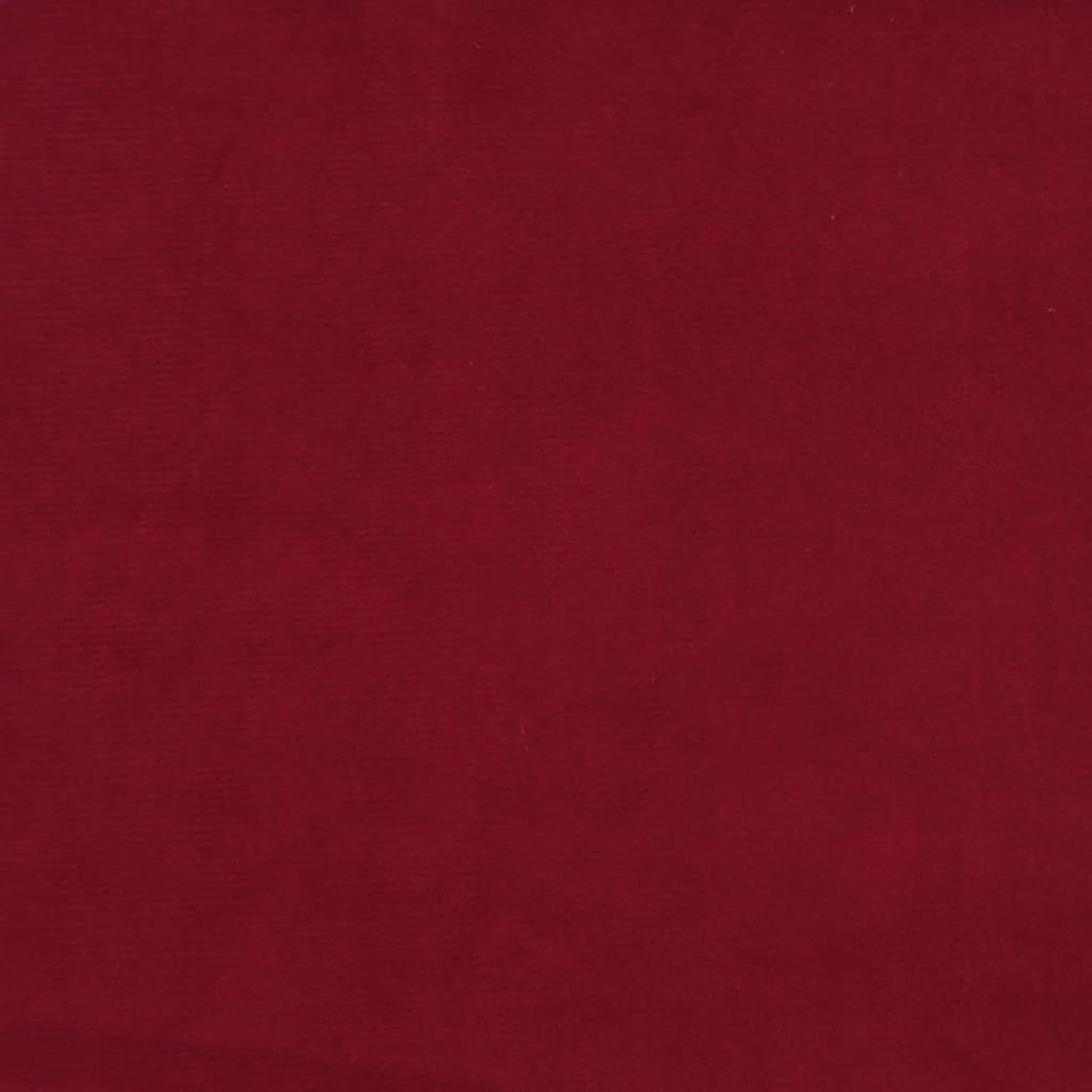 vidaXL Paneles de pared 12 uds terciopelo rojo tinto 30x15 cm 0,54 m²