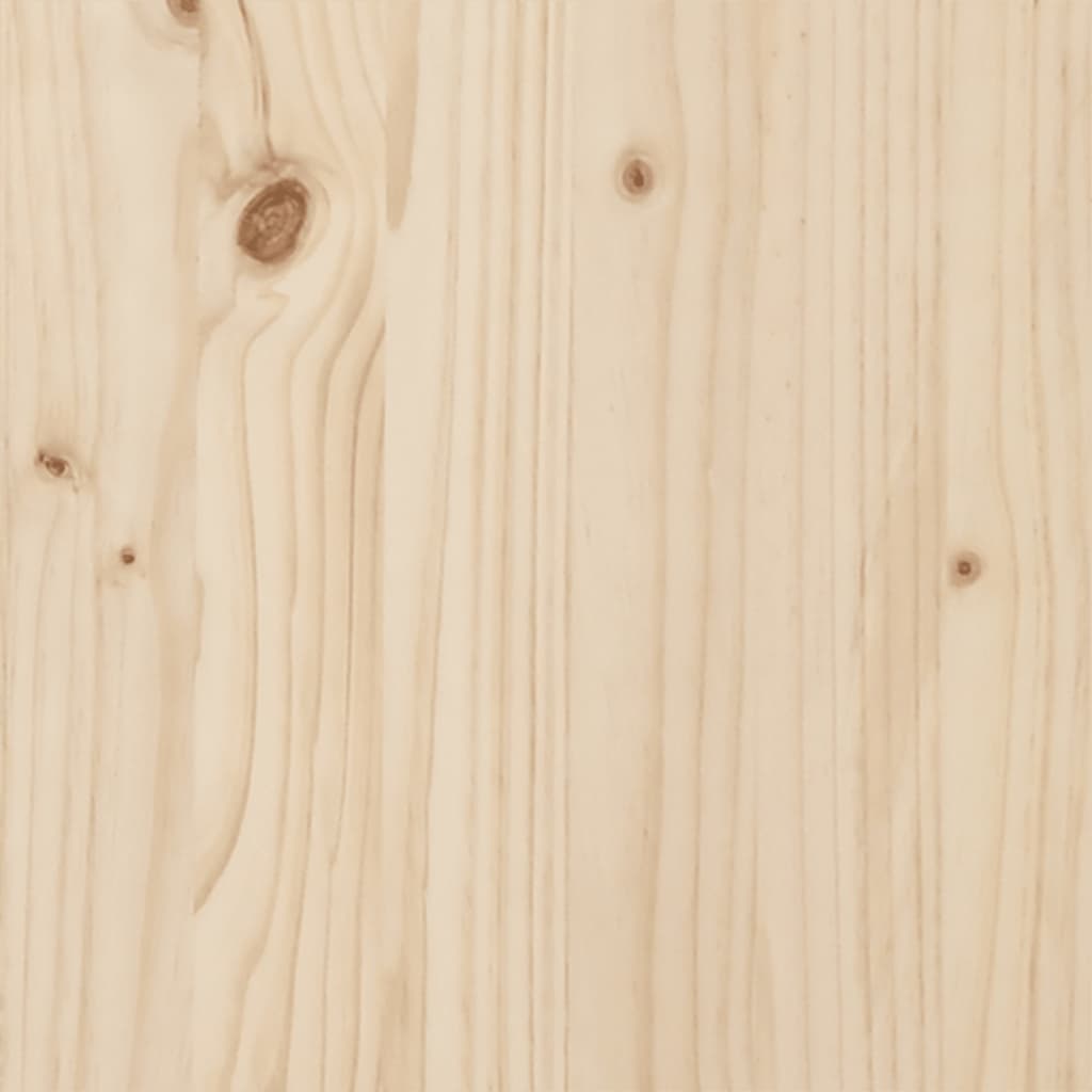 vidaXL Mesa de plantación con estante madera maciza pino 108x35x75 cm