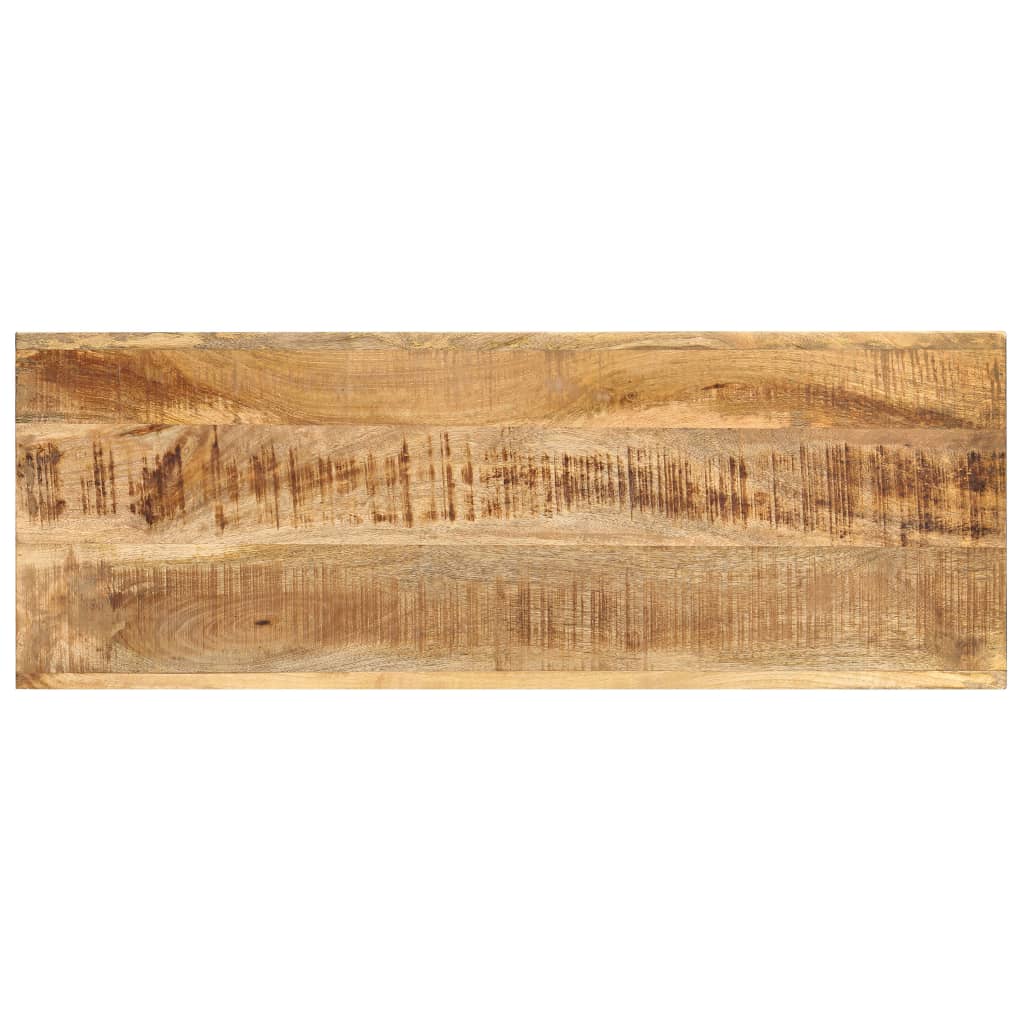 vidaXL Mesa consola de madera maciza de mango 100x35x76 cm