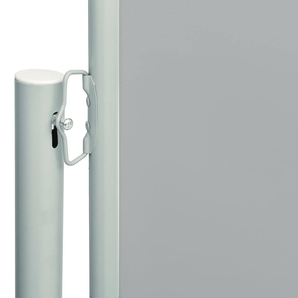 vidaXL Toldo lateral retráctil para patio gris 220x600 cm