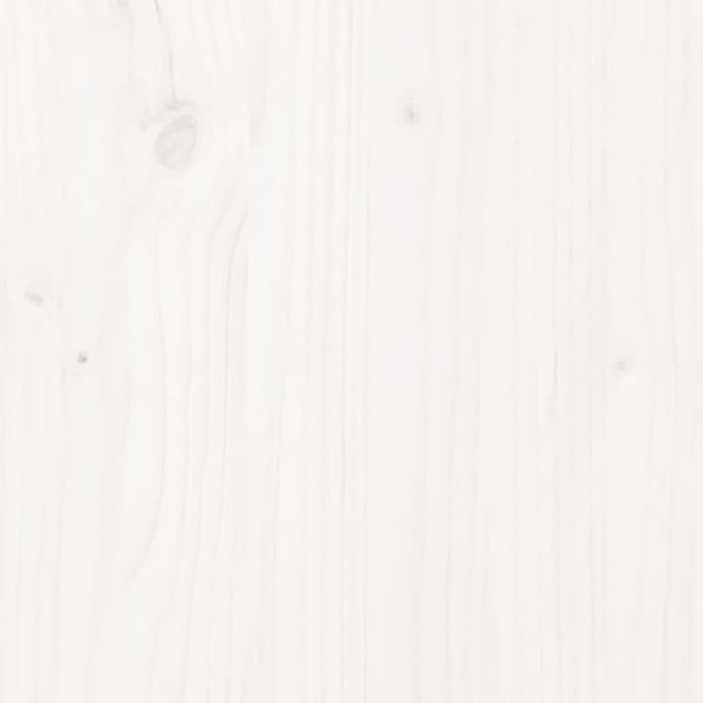 vidaXL Soporte para leña madera maciza de pino blanco 33,5x30x110 cm