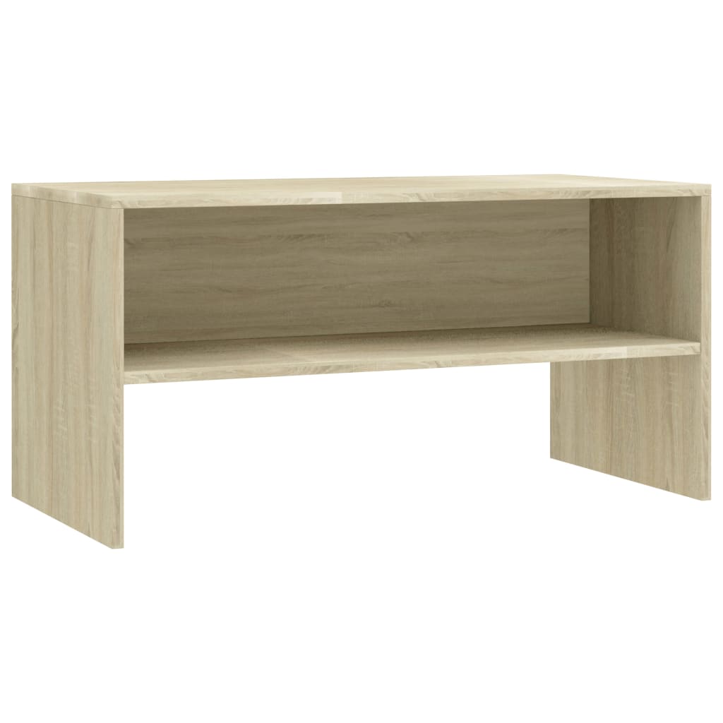vidaXL Mueble de TV madera contrachapada roble Sonoma 80x40x40cm