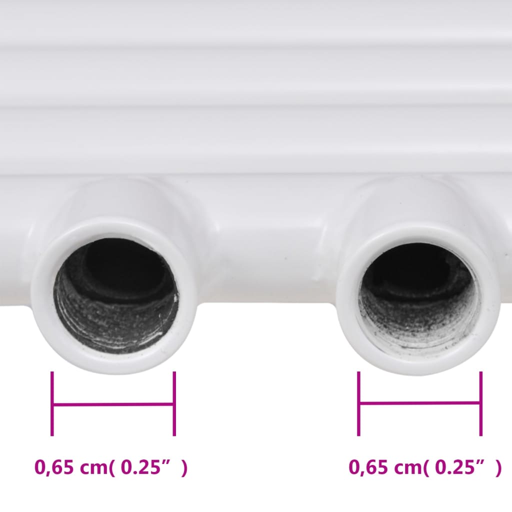 vidaXL Radiador toallero de baño recto 480x480 mm
