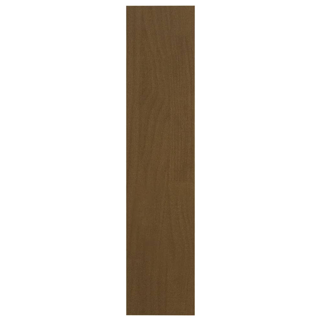 vidaXL Estantería divisor de espacios pino marrón miel 100x30x135,5cm