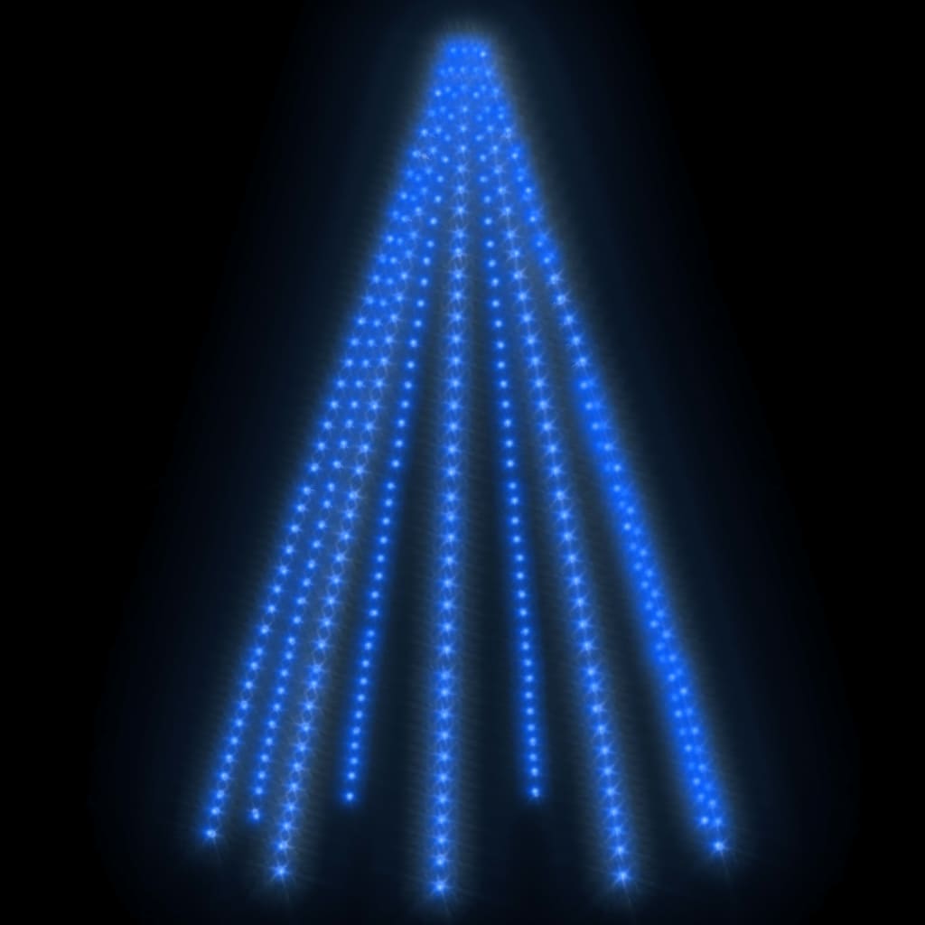 vidaXL Red de luces de árbol de Navidad 400 LEDs azul 400 cm