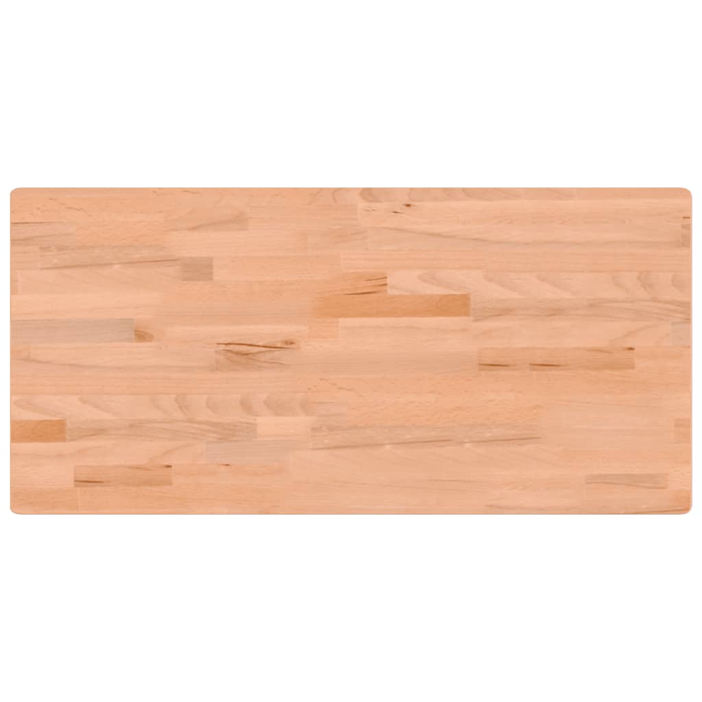 vidaXL Tablero de banco de trabajo madera maciza de haya 115x55x2,5 cm