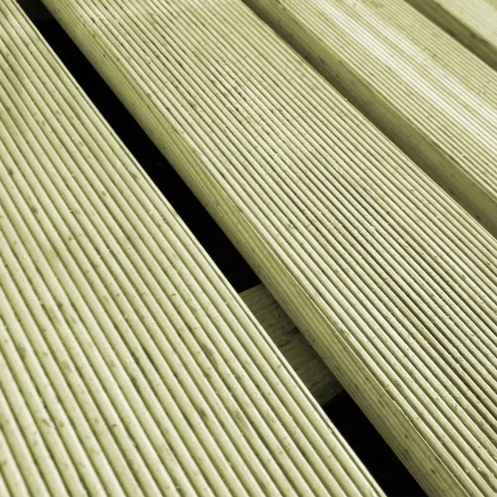 vidaXL Baldosas de porche 30 unidades madera verde 50x50 cm