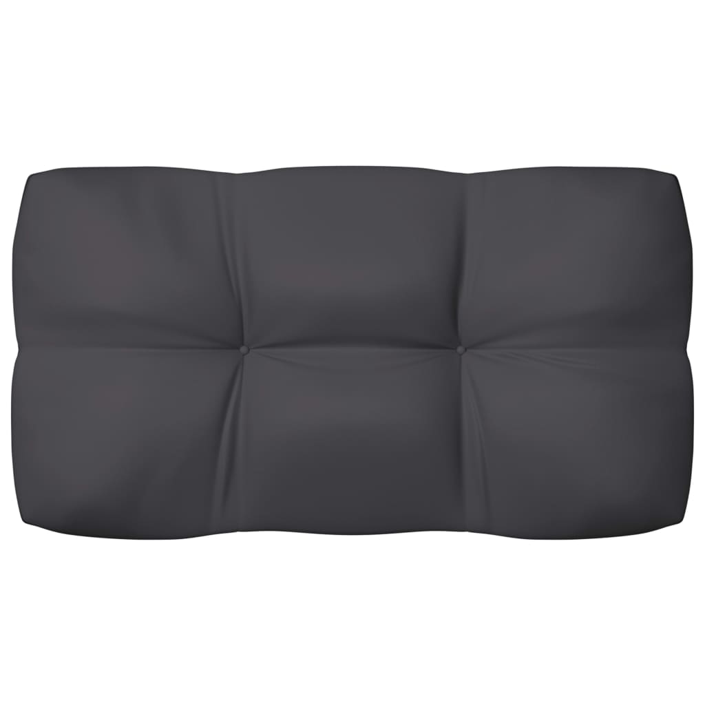 vidaXL Cojines para sofá de palets 7 unidades tela gris antracita