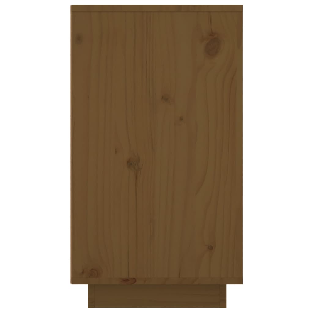 vidaXL Botellero madera maciza de pino marrón miel 23x34x61 cm