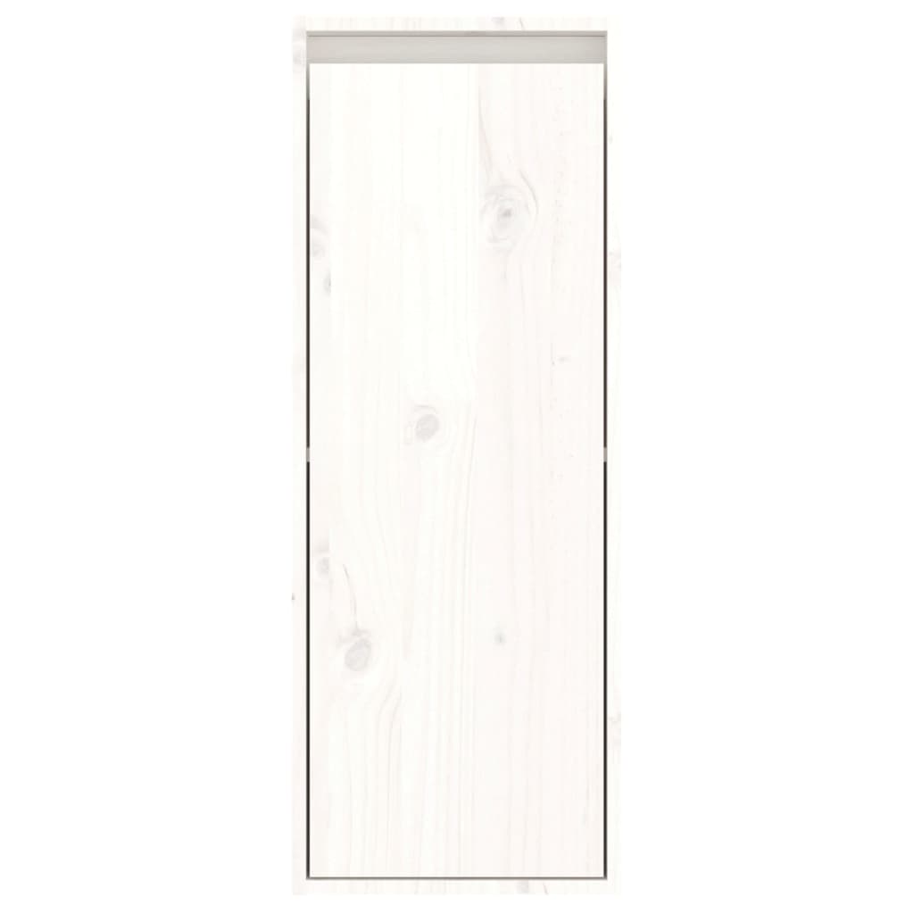 vidaXL Muebles para TV 4 piezas madera maciza de pino blanco
