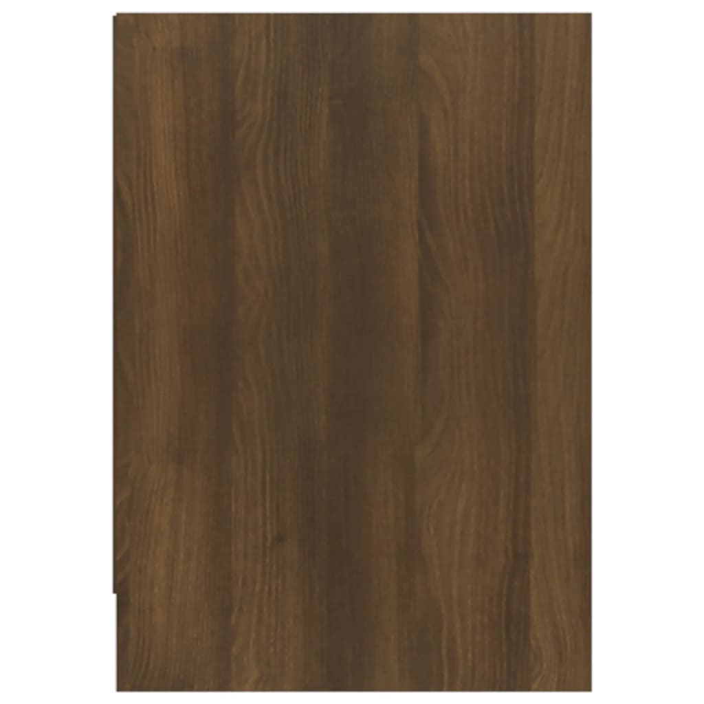 vidaXL Mueble de TV madera de ingeniería marrón roble 146,5x35x50 cm