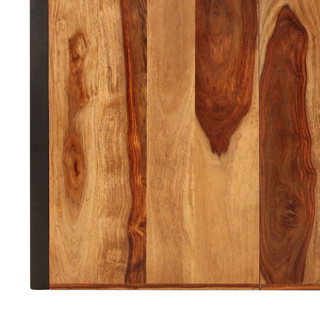 vidaXL Mesa de comedor de madera maciza de sheesham 200x100x75 cm