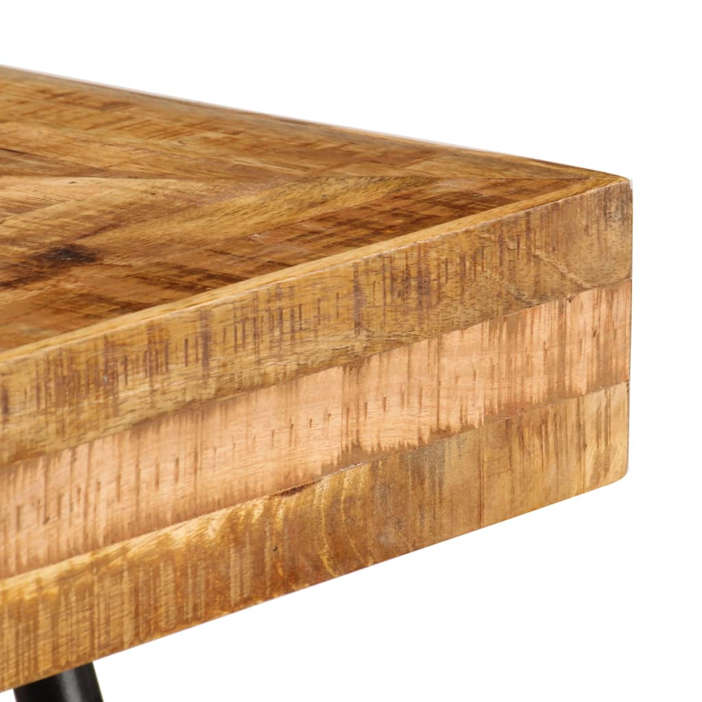 vidaXL Escritorio de madera maciza de mango 118x50x75 cm