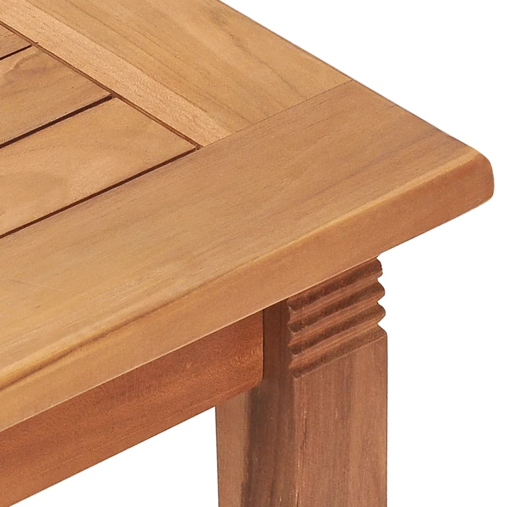 vidaXL Mesa de comedor de jardín madera maciza de teca 200x100x75 cm