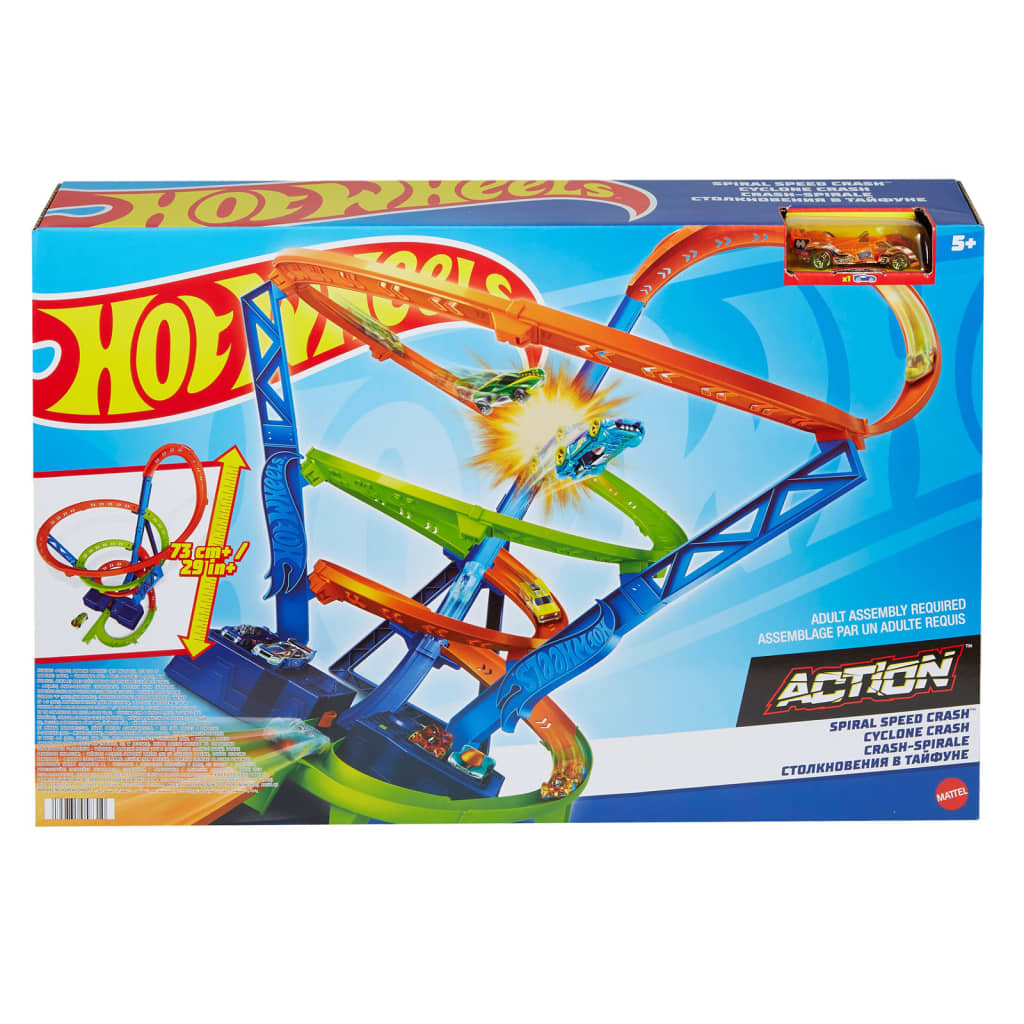 Hot Wheels Set de pistas acrobáticas para coches de juguete Action