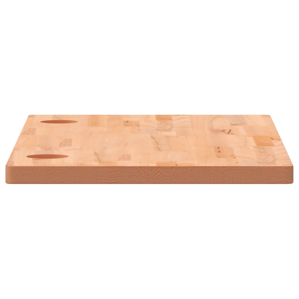 vidaXL Tablero de escritorio madera maciza de haya 110x55x2,5 cm