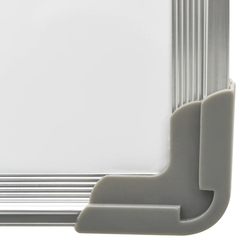 vidaXL Pizarra magnética acero blanco 110x60 cm