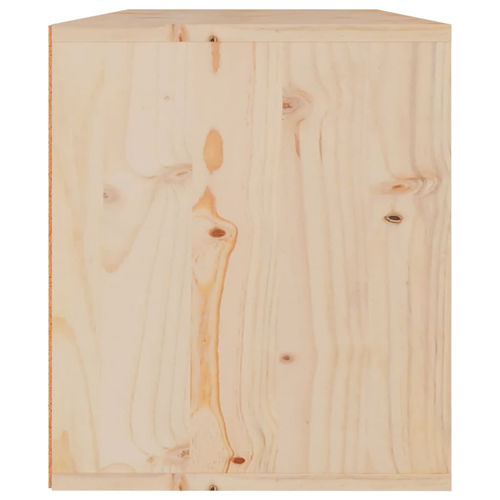 vidaXL Armario de pared de madera maciza de pino 60x30x35 cm