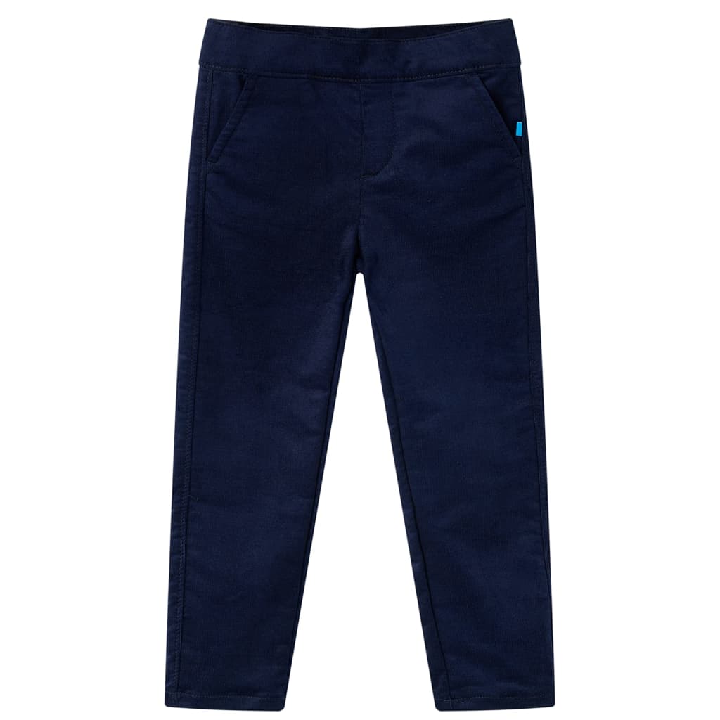Pantalón infantil azul marino oscuro 92