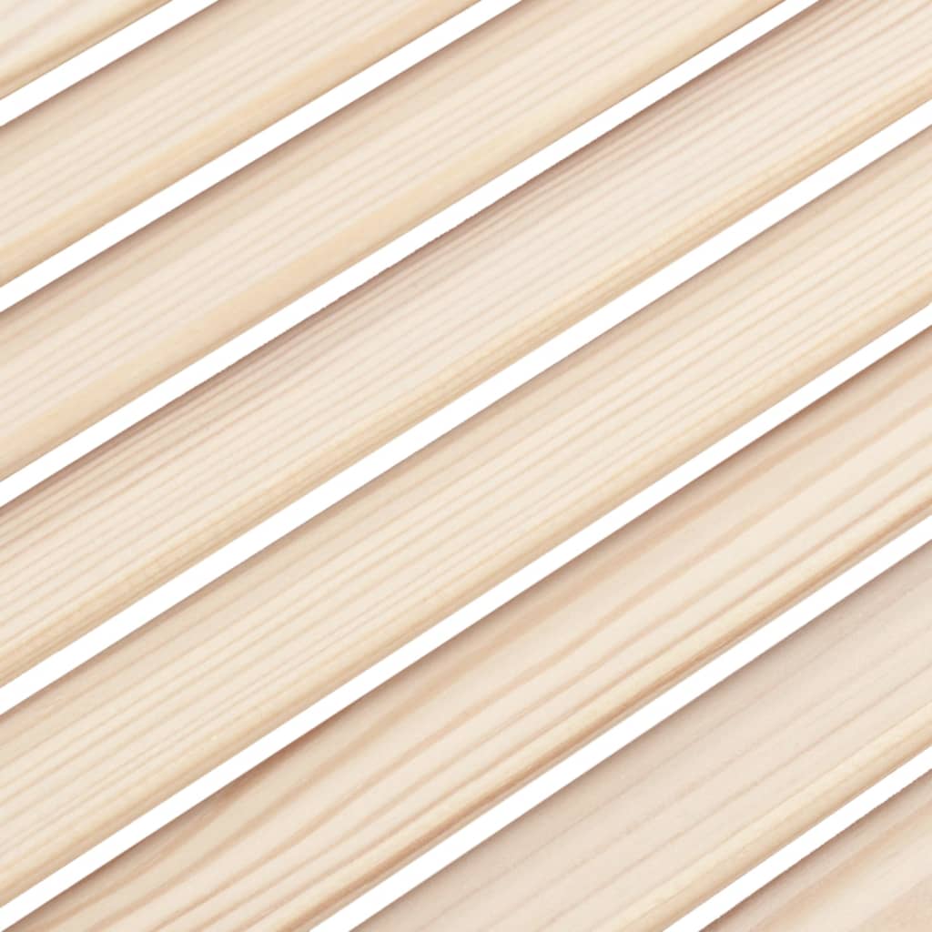 vidaXL Puerta de armario de lamas madera de pino maciza 39,5x39,4 cm