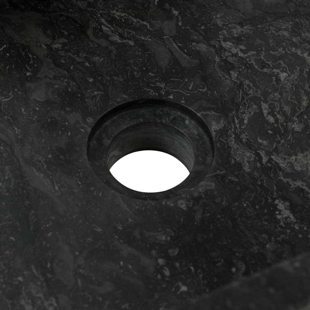vidaXL Mueble tocador madera teca maciza con lavabos de mármol negro
