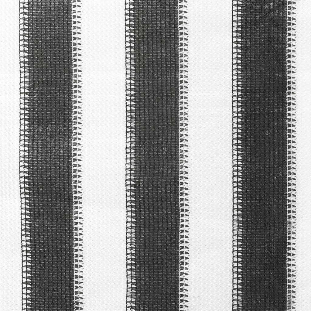 vidaXL Persiana enrollable 60x140 cm a rayas gris antracita y blanca
