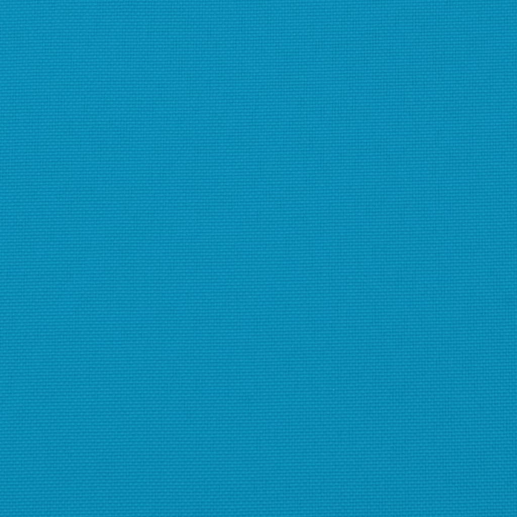 vidaXL Cojín de banco de jardín tela Oxford azul 180x50x3 cm