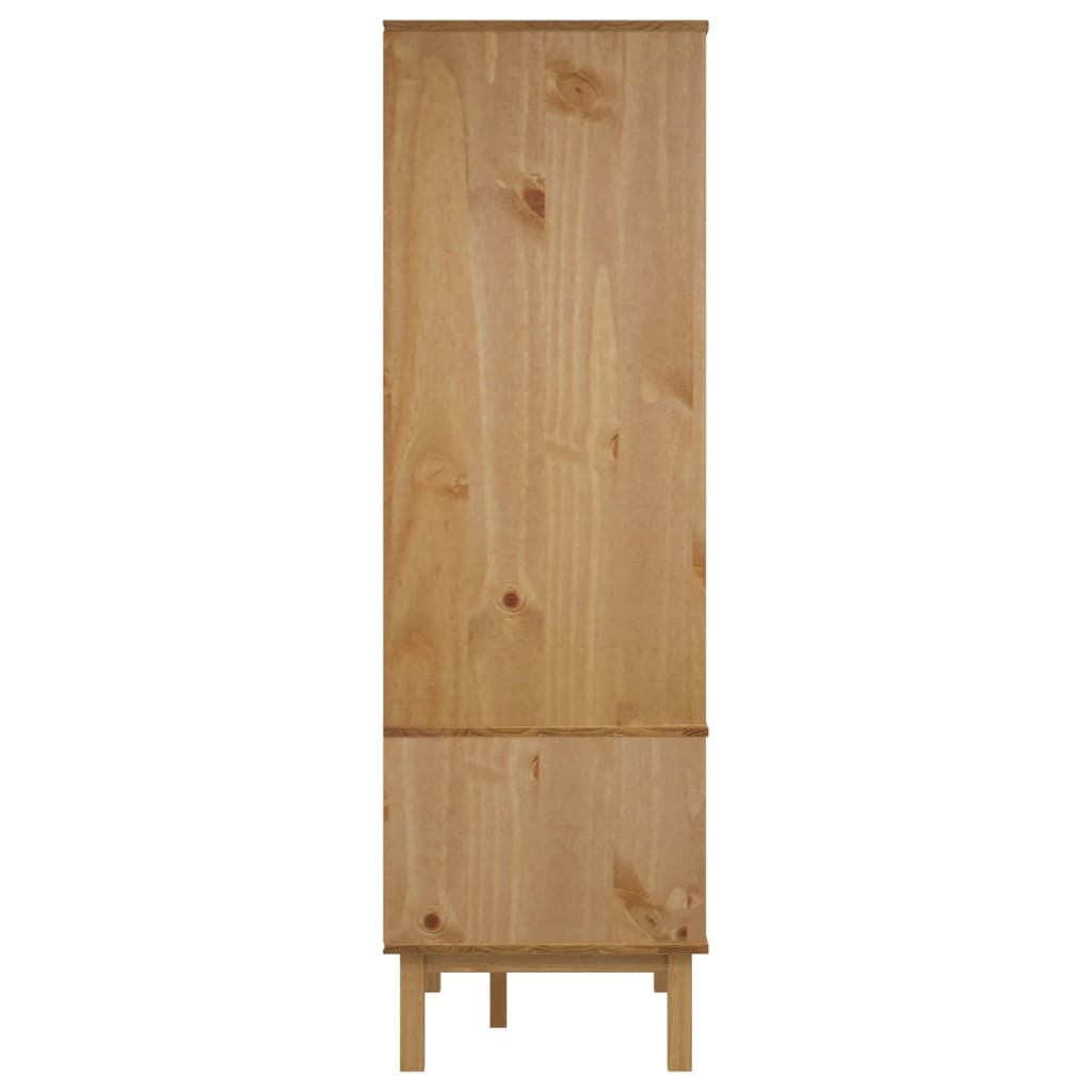vidaXL Armario OTTA madera maciza pino 76,5x53x172 cm