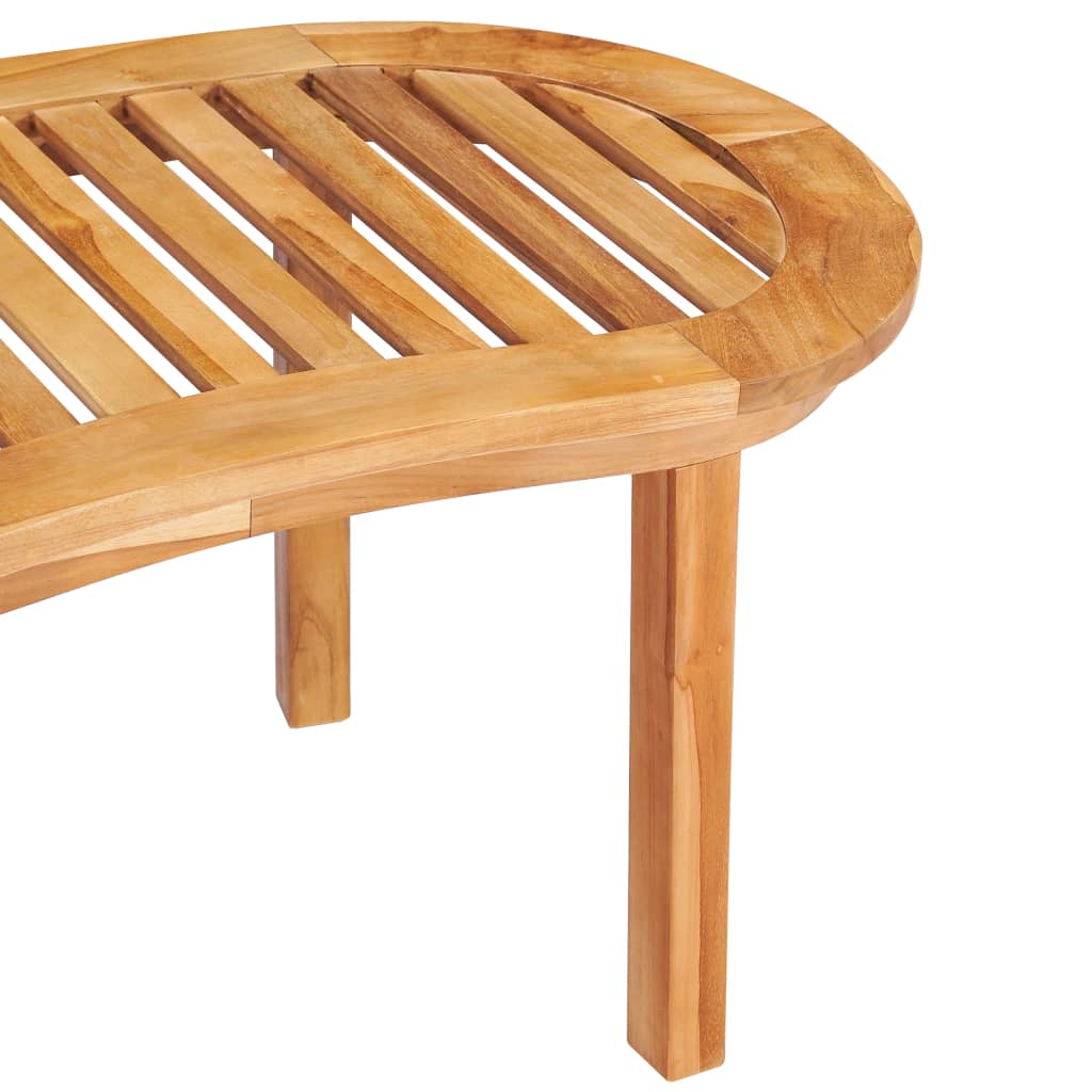 vidaXL Juego de muebles de jardín 5 piezas madera maciza de teca