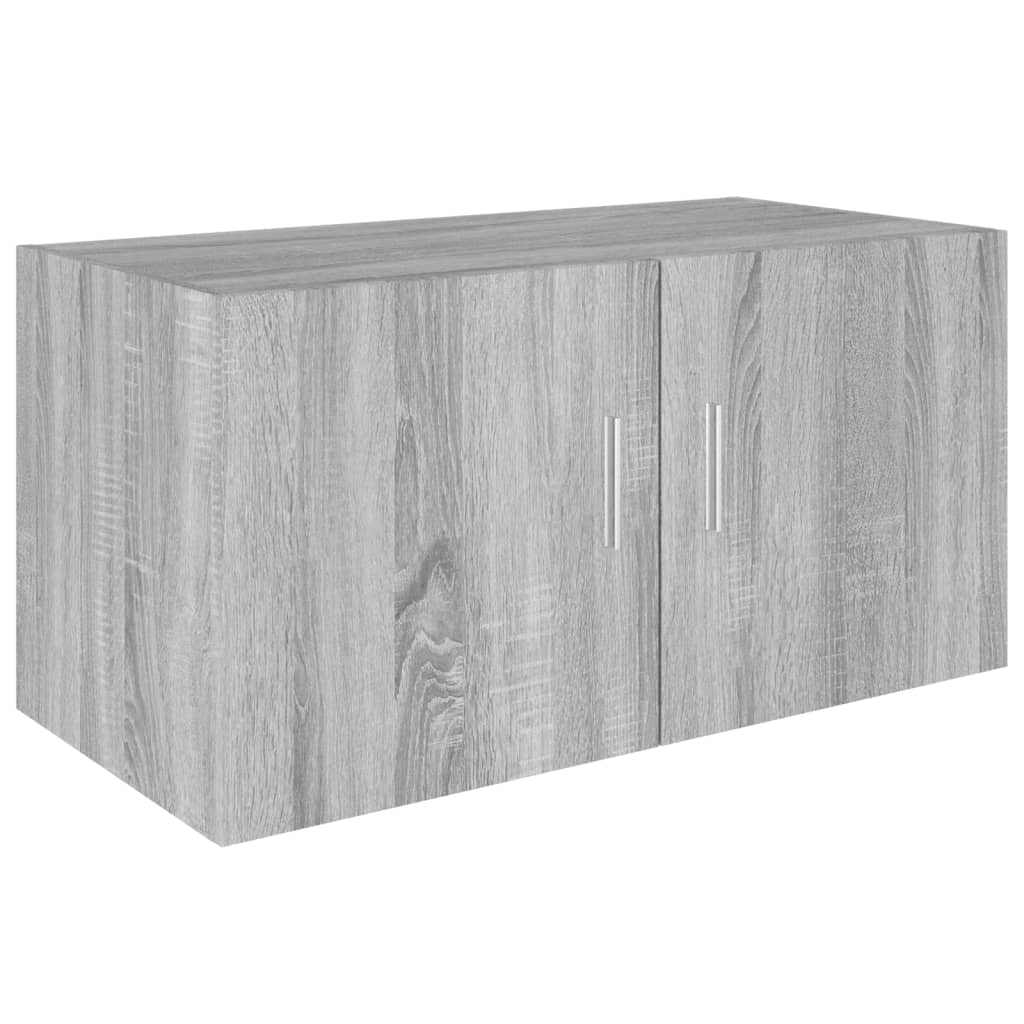 vidaXL Armario de pared madera de ingeniería gris Sonoma 80x39x40 cm