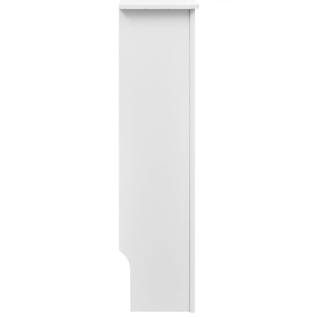 vidaXL Cubierta para radiador MDF blanco 172 cm