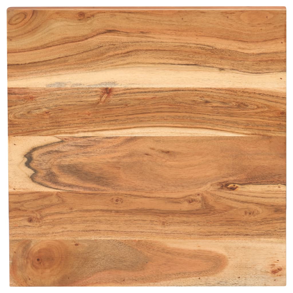 vidaXL Mesa alta de bar cuadrada madera de acacia maciza 50x50x110 cm