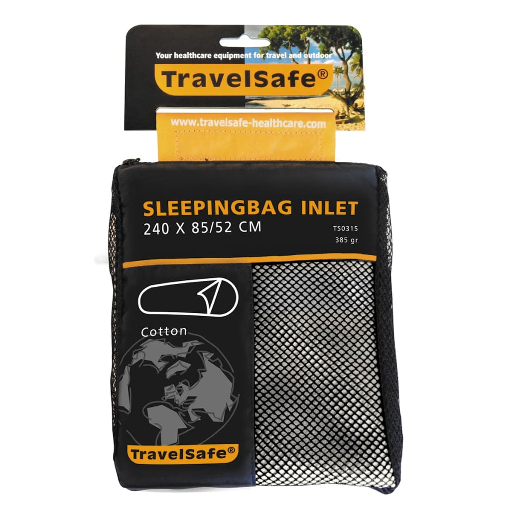 Travelsafe Forro de algodón para saco de dormir “de tipo momia” TS0315
