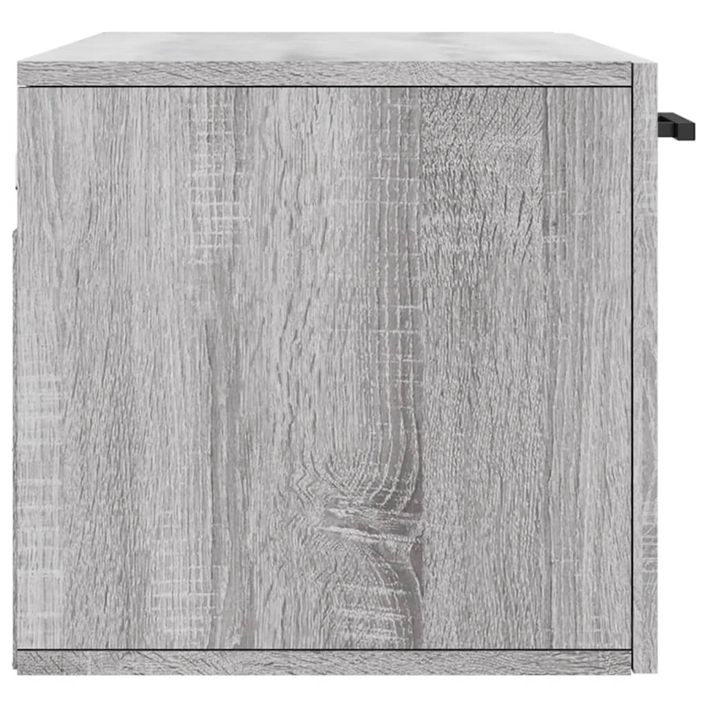 vidaXL Armario de pared madera de ingeniería gris Sonoma 80x36,5x35 cm
