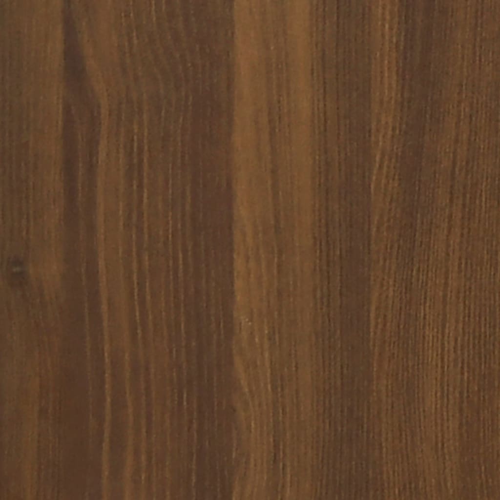 vidaXL Escritorio de madera contrachapada marrón roble 100x50x76 cm