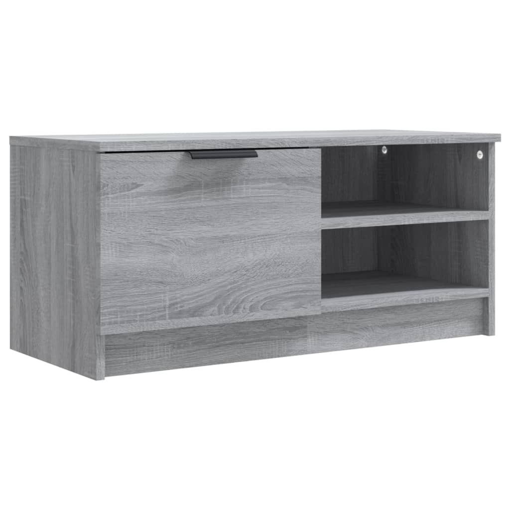 vidaXL Mueble para TV madera contrachapada gris Sonoma 80x35x36,5 cm