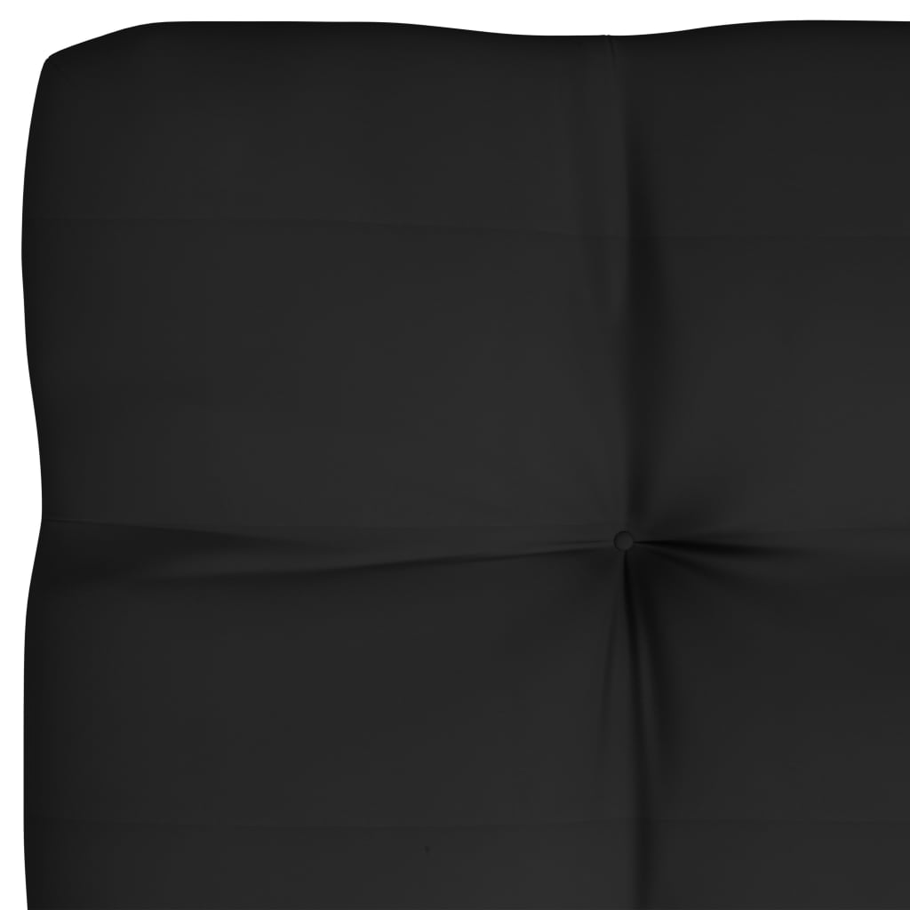 vidaXL Cojines para sofá de palets 7 piezas negro