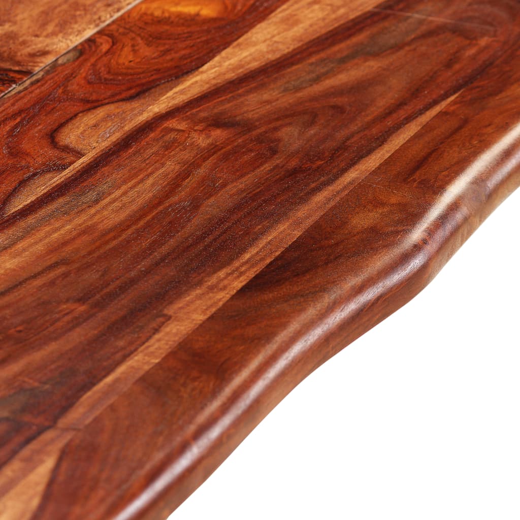 vidaXL Mesa de comedor de madera de Sheesham maciza 180x90x76 cm
