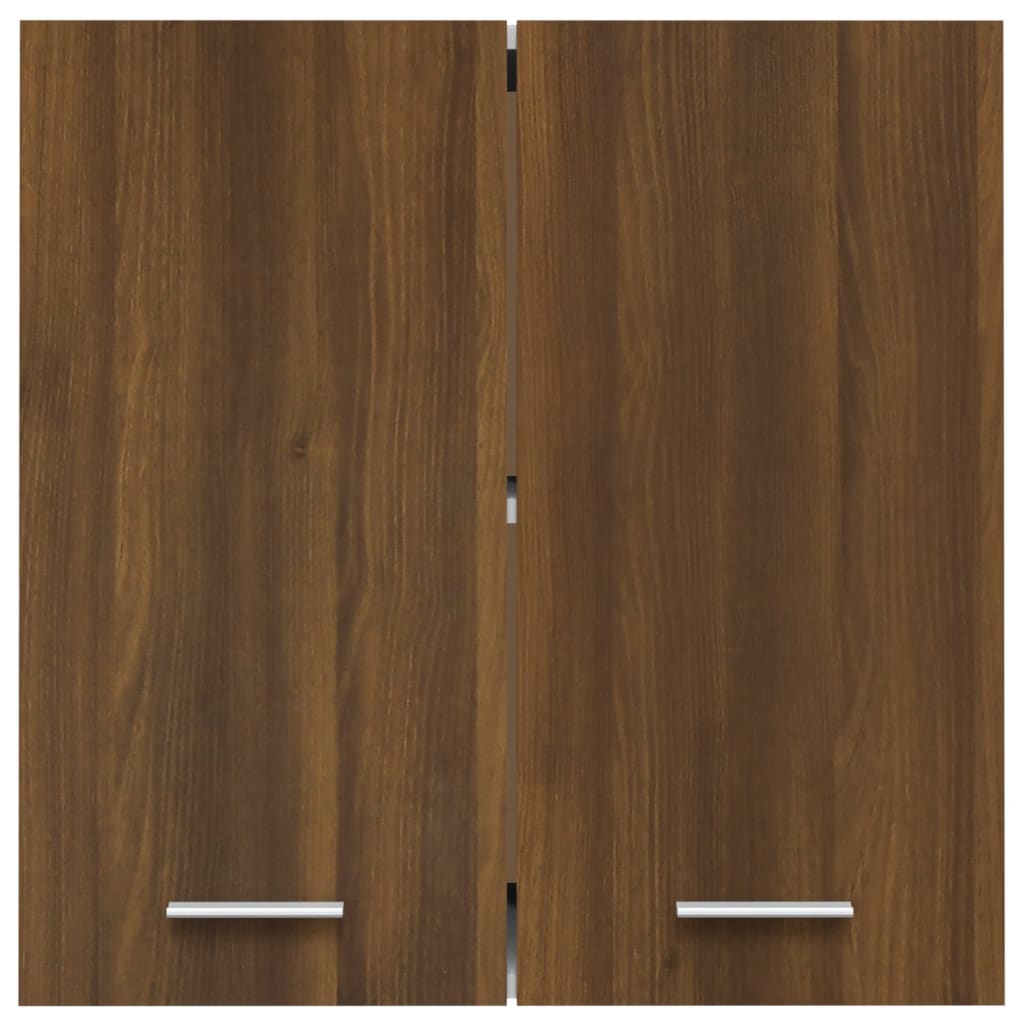 vidaXL Armario colgante madera contrachapada roble marrón 60x31x60 cm