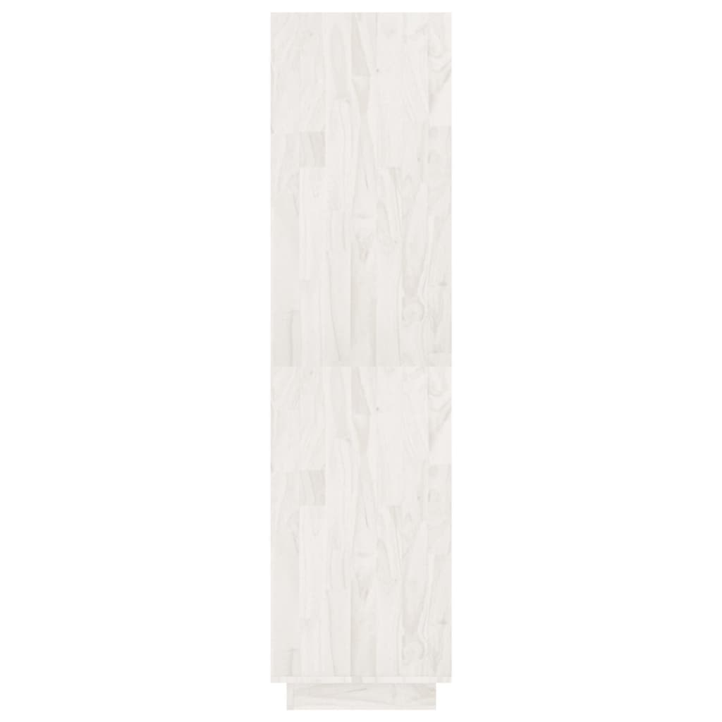 vidaXL Estantería/divisor espacios madera pino blanco 80x35x135 cm