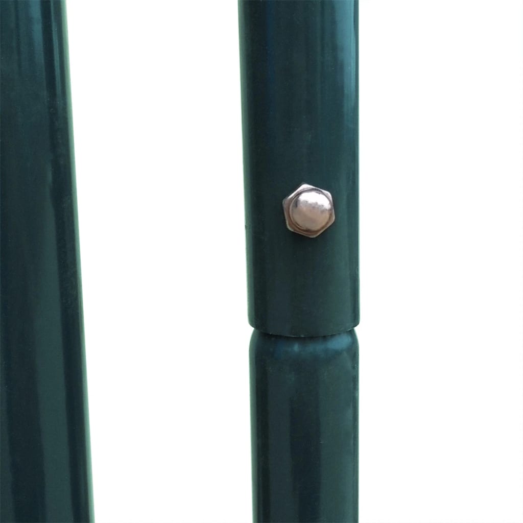 vidaXL Puerta de valla de jardín 100x100 cm verde