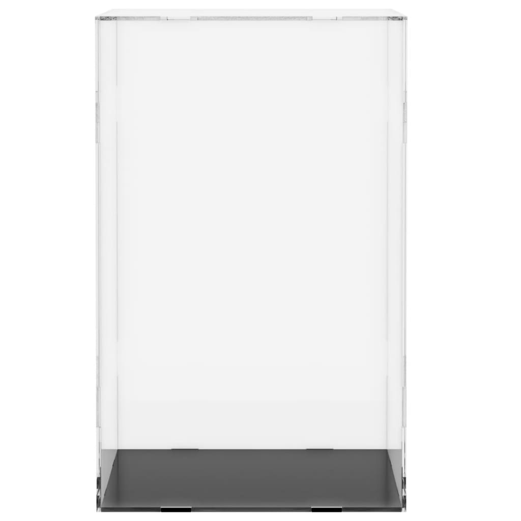 vidaXL Caja de exposición acrílico transparente 14x14x22 cm