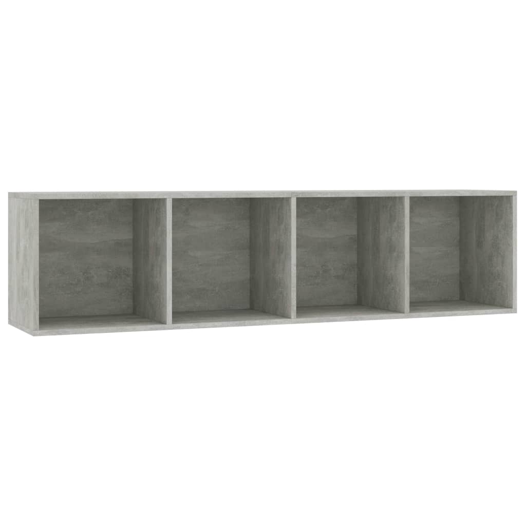 vidaXL Estantería/mueble para TV gris hormigón 143x30x36 cm