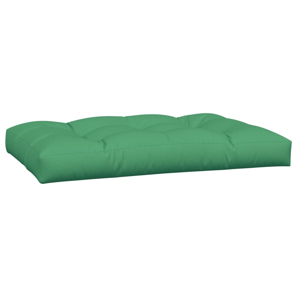 vidaXL Cojines para sofá de palets 5 unidades tela verde