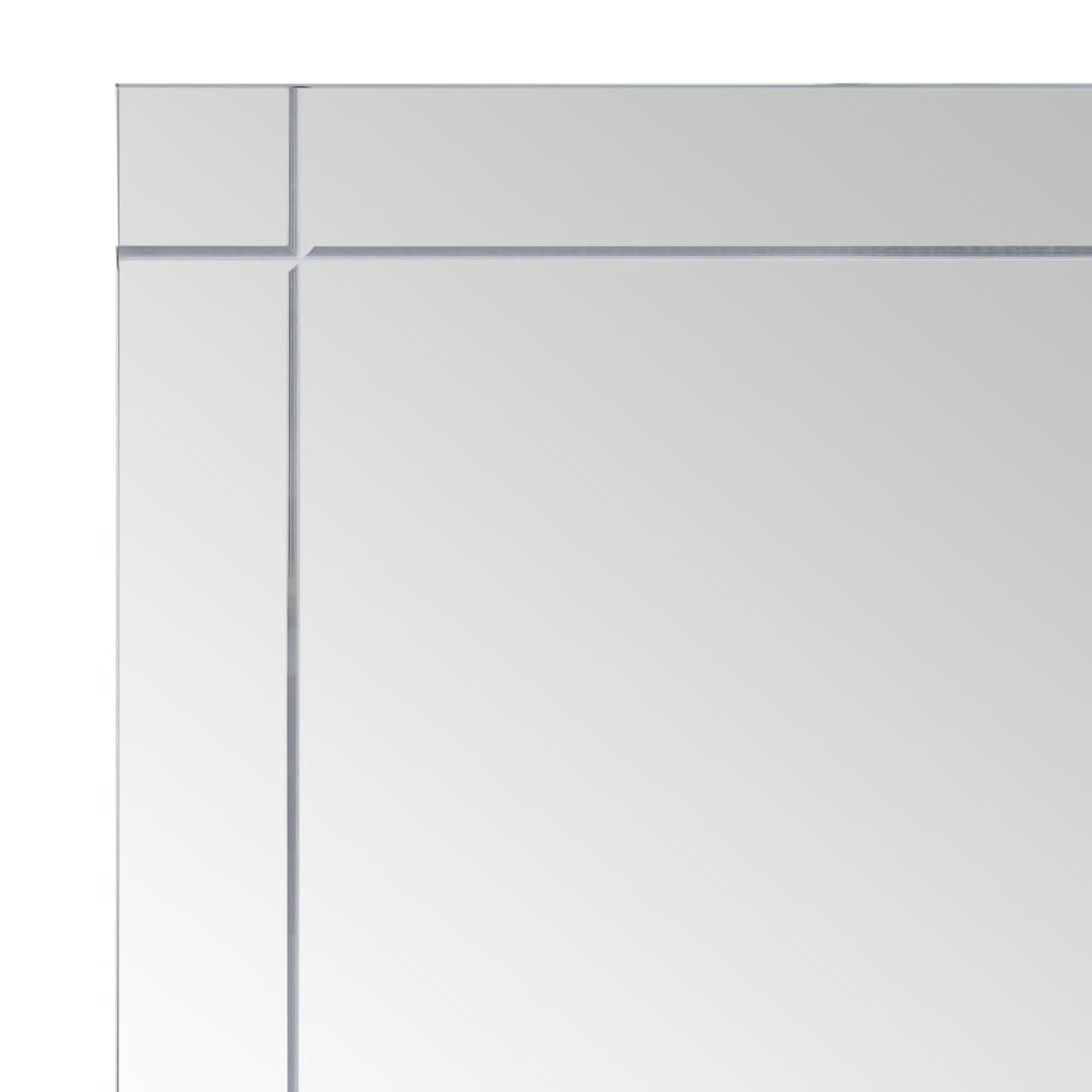 vidaXL Espejo de pared vidrio 80x60 cm